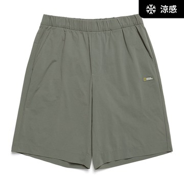 男女同款 FROZEN AIR 涼感 短褲 - 卡其色