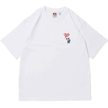 BEN DAVIS 26580017-07 GORILLA EMB COOL TEE 涼感 短T (白色)