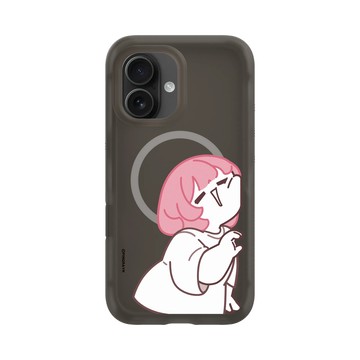 iPhone 16 AirX 本質黑 - 於是日常了 - 高調閃光彈－比心RJ