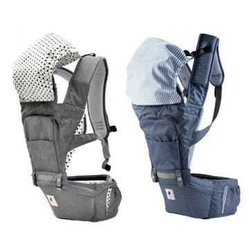 【贈學習布書-1/31止】韓國 Pognae NO.5超輕量機能坐墊型背巾(2色可選)六個月以上可用