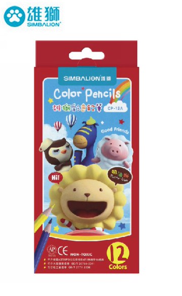 雄獅彩色鉛筆紙盒12色組  CP-12A【APP滿額下單10%點數(單一帳號最高5000點)】1/31止