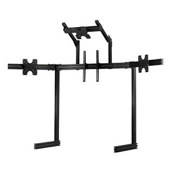 【享最高折300】NLR ELITE QUAD MONITOR STAND 黑色鋁擠型四螢幕立架 支援21~43吋/NLR-E037