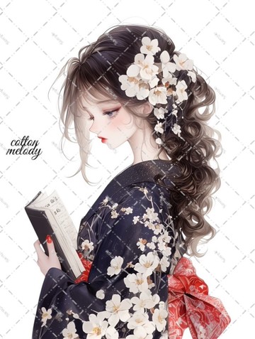 original sticker no.6183 人物貼紙 原創貼紙 女孩貼紙 原創人物貼紙