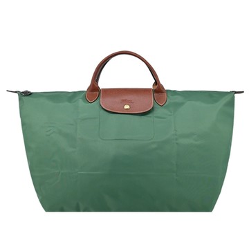 LONGCHAMP LE PLIAGE系列摺疊旅行袋(小/鼠尾草綠)1624-089-P84