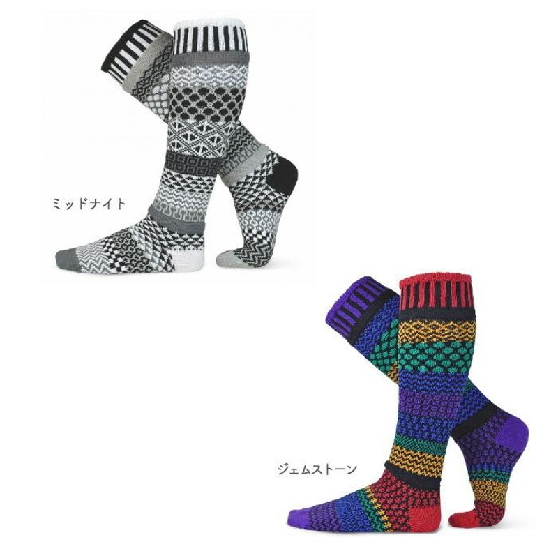 メール便可 2足まで》solmate socks ソルメイトソックス ニーソックス Knee socks 靴下 アシンメトリー |  LINEブランドカタログ