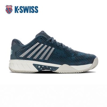 K-SWISS 透氣輕量網球鞋 HYPRCRT EXPRES2 CLAY 運動 匹克球 男鞋 藍色 06614-346-M