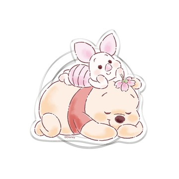 【正版授權】Disney小熊維尼-趴睡花地MagSafe氣囊支架
