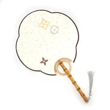 Louis Vuitton 原花竹節芭蕉扇(白)