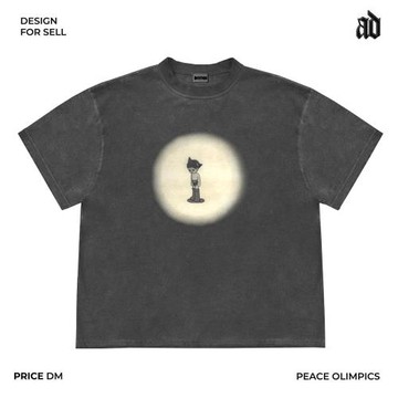 Astro Boy Rare Anime cartoon Tshirt oversize卡通小眾短袖