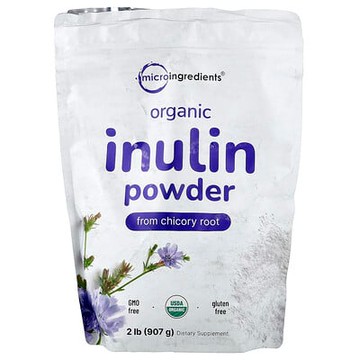Micro Ingredients, Organic Inulin Powder From Chicory Root, 2 lb (907 g)