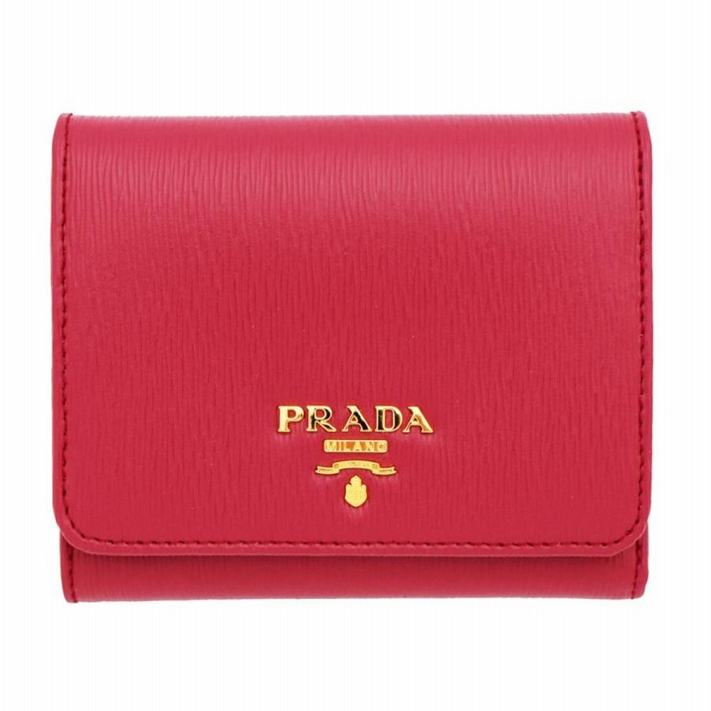 プラダ財布 PRADA 三つ折り財布 レディ−ス VITELLO MOVE 1MH176