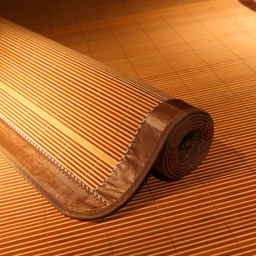 草蓆竹席涼席竹蓆夏季涼席竹席草席可折疊1米5雙人0.8冰絲席1米8三件套1.5m床涼席子2米