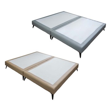 Boden-海倫娜5尺雙人皮革床底(不含床頭片及床墊-兩色可選)