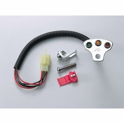 グラストラッカー/ビックボーイ(00-08/キャブ車)用 インジケーターキット(ハーネス付) ＿ハリケーン