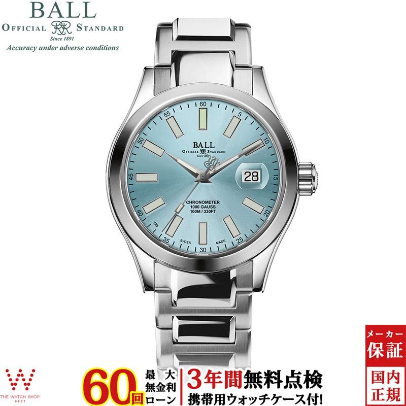 無金利ローン可 3年間無料点検付 ボールウォッチ BALL Watch エンジニア マーベライト クロノメーター NM9026C-S6CJ-IBE  メンズ 腕時計 アイスブルー | LINEショッピング