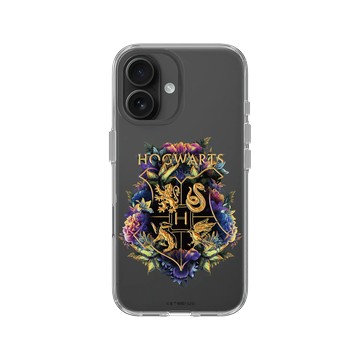 iPhone 16 Clear Case（相機按鈕） 透明 - 哈利波特 Harry Potter - 霍格華茲校徽