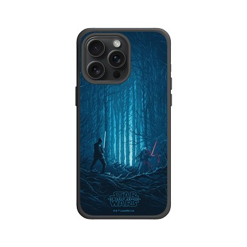 iPhone 15 Pro Max SolidX 黑 - 迪士尼-星際大戰 Star Wars - 原力覺醒：凱羅·忍&芬恩-電影系列