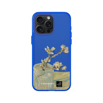 iPhone 15 Pro Max Clear 激光藍 - Van Gogh Museum - 玻璃杯中盛開的杏花