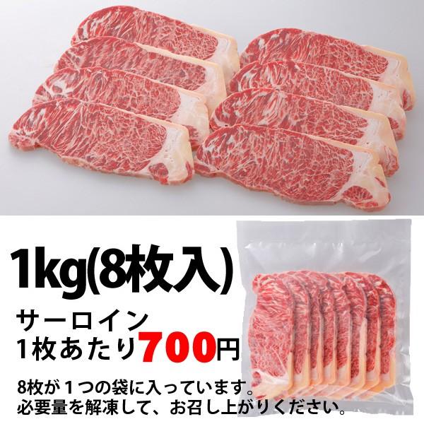 御歳暮　クリスマス  ギフト ステーキ サーロインカット8枚 肉 食品 送料無 プレゼント  牛肉 ステーキ BBQ インジェクション