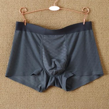 男士平角褲外貿單透明性感內褲透氣05063