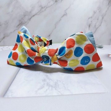 現貨+預購 紅藍笑臉球球 髮箍