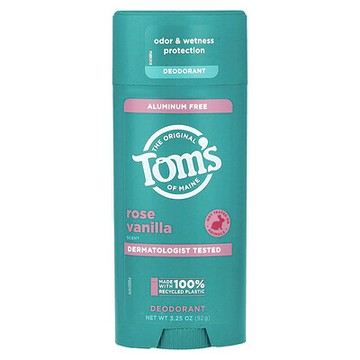 Tom's of Maine, 無鋁淨味劑，玫瑰香草，3.25 盎司（92 克）