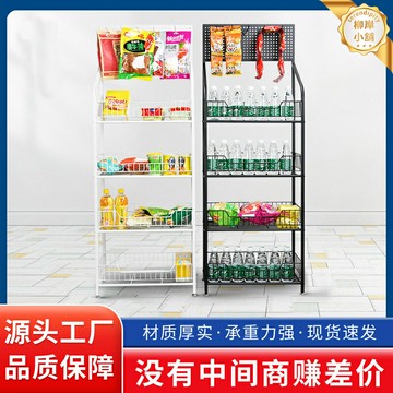 【可移動收納】展示架 置物架 貨架 零食架 飲料架 落地多層架 超市便利店 小賣部 倉儲儲物 食品陳列 金屬結構 帶滑輪