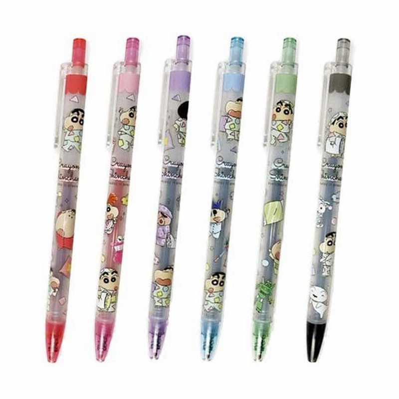 4/25限定 1890円→840円】クレヨンしんちゃん ボールペン 6色