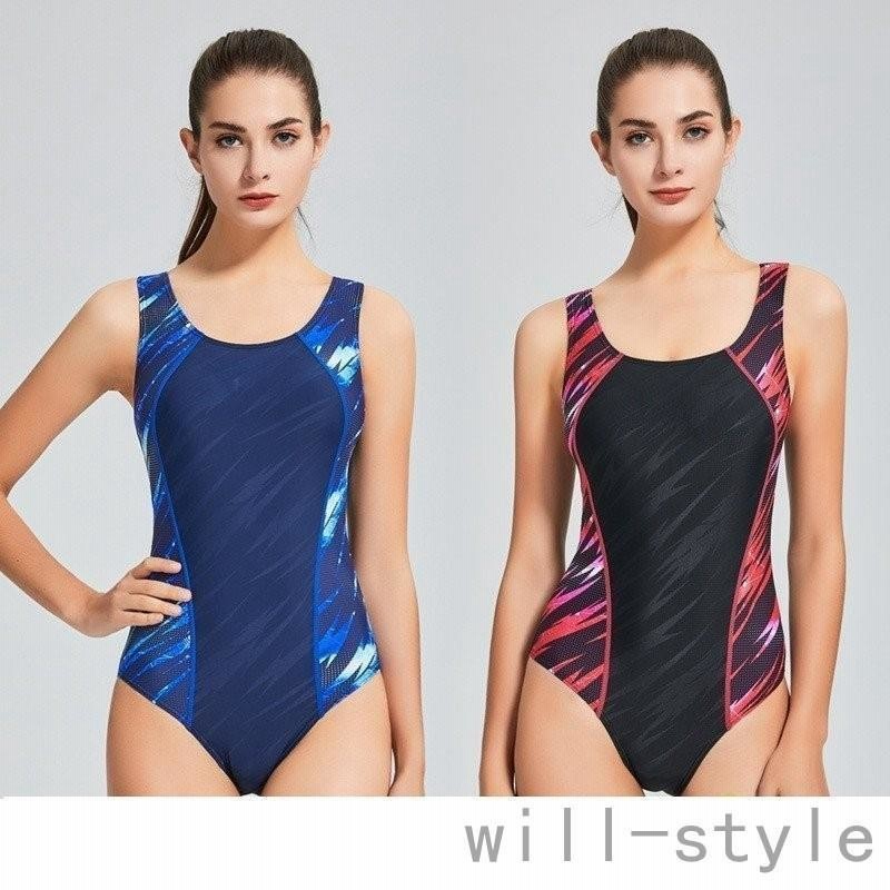 水着 レディース スポーツ フィットネス 競泳用水着 パット付き 袖なし ワンピース水着 水泳 練習用 女性 スイムウェア スイミング水着 防水速乾性 通販 Lineポイント最大get Lineショッピング