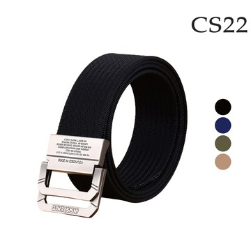 【CS22】韓版強固型編織尼龍腰帶4色