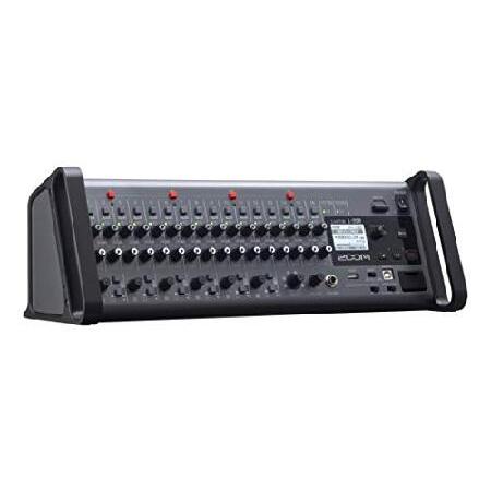 Zoom LiveTrak L-20R Digital Mixer ＆ Multitrack Recorder, Rack Mountable, 20-Input  22-Channel SD Card Recorder, 22-in 4-out USB Audio Interface, Cu