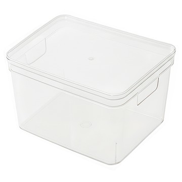 透明收納盒 有蓋 大(36 x 26 x 22cm)  透明  1個