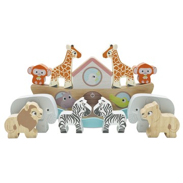 英國 Le Toy Van - 【啟蒙玩具】諾亞方舟動物平衡啟蒙玩具