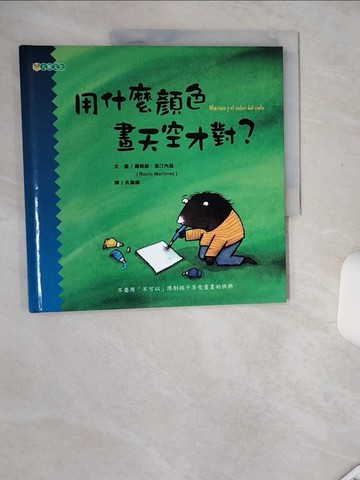 【書寶二手書T9／少年童書_SKJ】用什麼顏色畫天空才對？：孩子的畫畫課1_羅希歐．馬汀內茲,  孔繁璐
