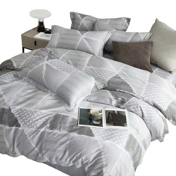 寢室安居 3M吸溼排汗 萊賽爾天絲床包枕套組  床包 + 枕套  單人  淺憶歲月