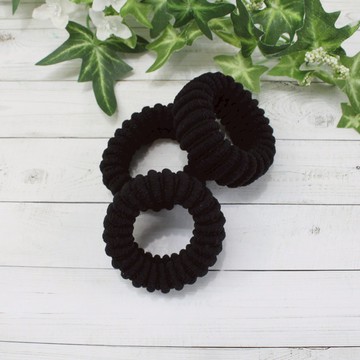 Bijoux C.彈力圈圈束3入黑