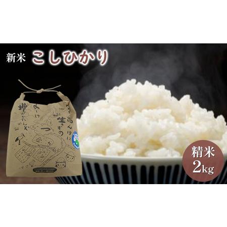 ふるさと納税 こしひかり2kg（令和5年産）特別栽培米　若狭・天狗山農園 福井県若狭町