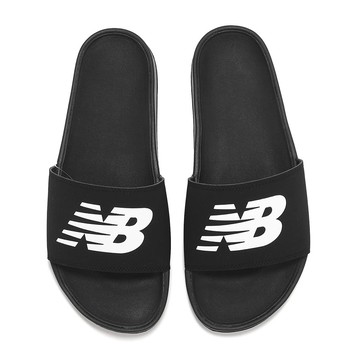 New Balance 拖鞋 NB 男女款 運動拖鞋 輕量拖鞋 涼拖鞋 經典LOGO 輕量 舒適 黑白 SUF200A3