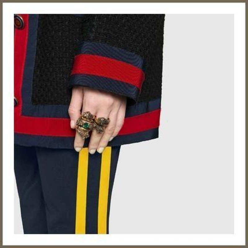 グッチ GUCCI リング 指輪 おしゃれ 限定 レア * Tiger head ring