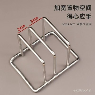 夏季熱賣🔥【就問你粗不粗】不銹鋼雙格砧闆架廚房加粗菜闆鍋蓋收納架現代 XFJO