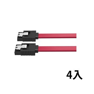 SATA/IDE 電源線 SATA連接線 3.0 訊號線45CM 雙彈片 (4入)
