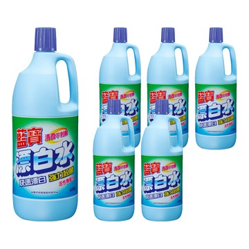 藍寶 台灣公司貨 清香漂白水  1.5L  6瓶