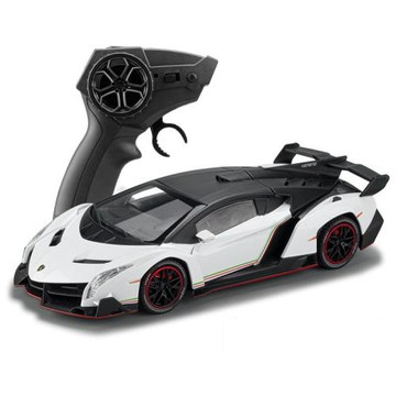 車致合金車模1:24蘭博毒藥遙控車聲光兒童玩具車音效模型擺件代發