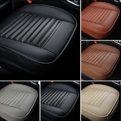 四季のための車のフロントシートカバーPU滑り止めカーシートクッションカバー