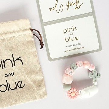 客製化 23公分 9顆 HUI 雛菊 仙人掌 奶嘴鏈