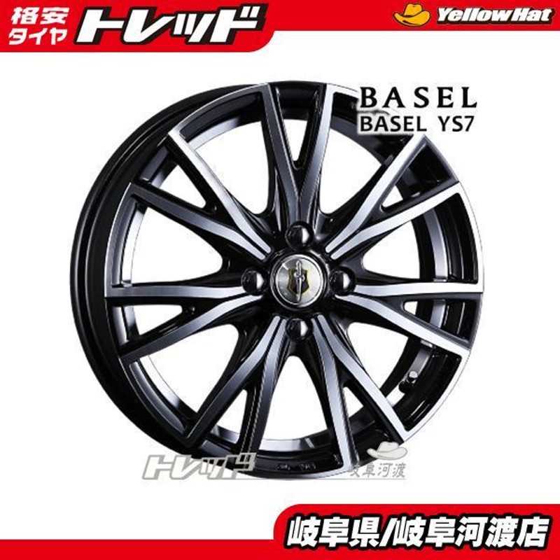 軽自動車 新品アルミホイール CRIMSON BASEL バーゼル YS7 16