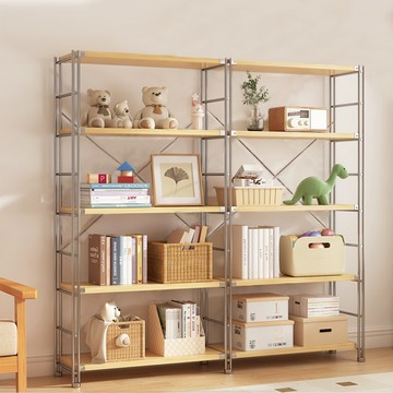 【AOTTO】無印款多功能自由調節四層置物架(AS-701)