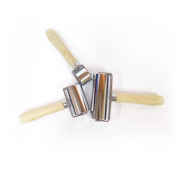 糊塗鞋匠 優質鞋材 N106 不銹鋼皮革壓輪 -1支