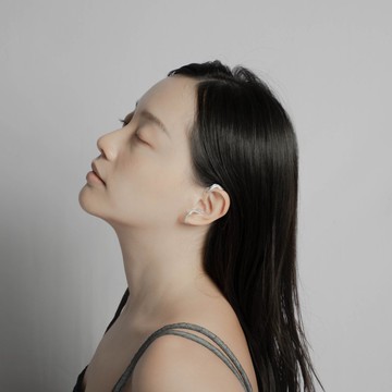 浪 Waves  I 【潮】造型耳掛 - 純銀