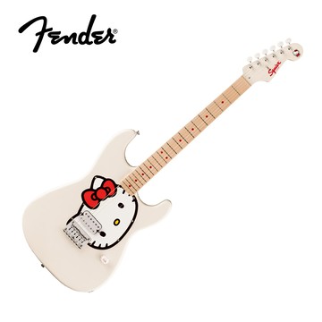 Squier Hello Kitty Stratocaster 50週年紀念款 聯名款電吉他 白色
